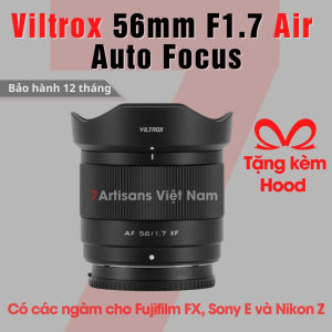 Ống kính Viltrox AF 56mm F1.7  Air Auto Focus chuyên chân dung lấy nét tự động dành cho Fujfilm FX  Sony E Nikon Z
