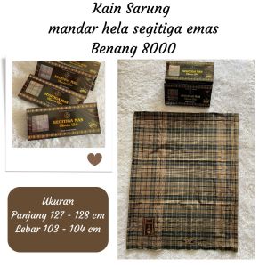 Sarung Pengantin Mandar Hela Lopi Benang 4000 - Sarung Hela Lopi Original / R S