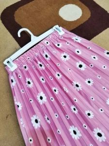 ROK PLISKET FLOWER PREMIUM MOTIP LYLY DAILY MOTIP DAISY MOTIP HANA SKIRT