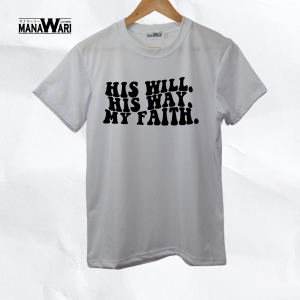 Manawari Bible verse t shirt for men cotton t shirts for men and women minimalist shirt statement shirts aesthetic His will his way my faith Christian t shirts minimalist shirt for men shirt statement shirts for men  basic tshirts for men