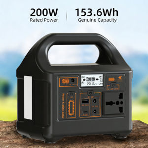 Equipped with 35W solar panels220V Solar Power Station 78000mAh 200W Portable Large Capacity Mobile Power Supply for Outdoor Camping and Home Emergency