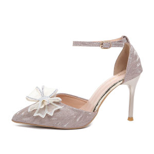 PINKEY P252 Sepatu Hak Tinggi Wanita Pointed Toe Pump Stiletto High Heels Runcing Import 7cm