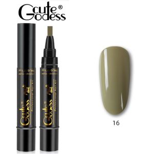 Gel Nail polish 3-in-1 nail polish set glue pen nail polish pen flash one-step gel phototherapy No need for Top Coat and Base Coat