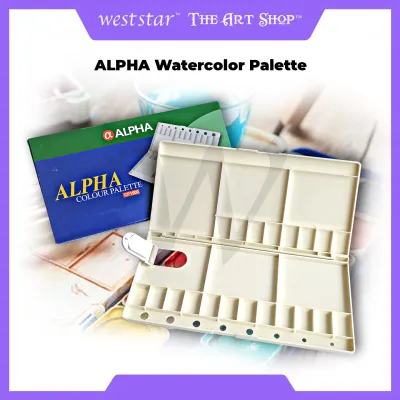 ALPHA Watercolor Palette Watercolor Palette Palet Cat Air