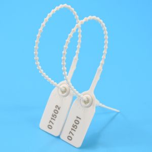 500/1000PCS Security Seals Serial Numbered Plastic Seal Tags Pull Tight Tamper Proof Tag Self-locking Zip Tag for Fire Extinguishers Clothes Shoes Bags Luggage Gardening