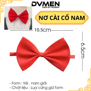 Nơ Nam Màu Trắng Xám Đen Đỏ tươi Cao Cấp Cho Chú rể Dự Tiệc Cài Áo Vest Nam