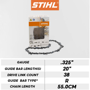 Rantai Potong Chainsaw Gergaji Mesin 20/22/24 inch Rantai Potong Chainsaw Dan Guide Bar Chainsaw