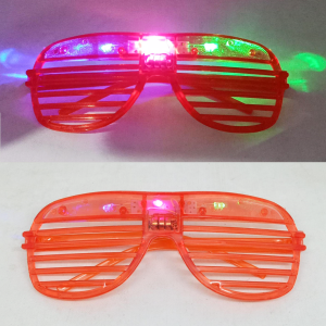 Indo - Kacamata Lampu LED Luminous / Kacamata LED Colorful / Kacamata Pesta Party / Kacamata Lampu Neon Led / Kacamata DJ