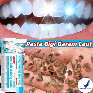 Pasta Gigi Pemutih dan Perontok Karang Gigi Baking Soda Toothpaste - Pemutih Gigi Kuning Permanen Ampuh Viral di Pembersih Gigi Biar Putih / Pencegah Gigi Berlubang