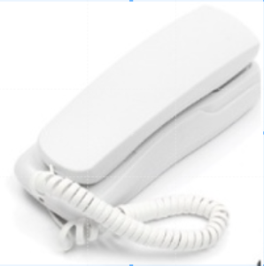 FISHERMAN Wall Mount Small Corded Telephone Fixed Landline with Speed Dial for Home and Office Business Hotel Office Fixed Landline Phone