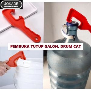 Alat pembuka kaleng ember cat cocok untuk membuka tutup galon bahan plastik can opener serbaguna membantu buka tutup ember