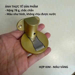 Chặn cửa vô hình hút nam châm mạnh dễ lắp đặt dễ chỉnh không cần khoan đục