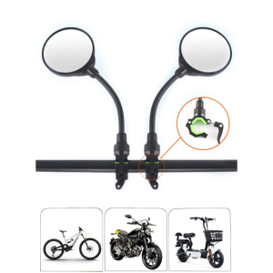 Có thể điều chỉnh Gương Xe Đạp bệ cần điều khiển gương chiếu hậu góc rộng xem phía sau xe đạp Bar End gương xe đạp phụ kiện