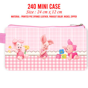 Baby Pig Pink Mini Wallet Case Pouch Sling Bag Tas Selempang Mouse Pad Cover Passport
