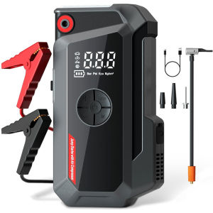 12V 4-in-1 Car Jump Starter Power Bank Air Pump 3000A Car Battery Jump Starter Booster 150PSI Car Air Compressor Jumper Kereta Multi-function Car Jumper Power Bank Digital Tire Inflator LED Flashlight Emergency Car Battery Starting Device Fast Charging