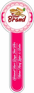 Cetak Stiker Toples Kue Kering Custom Bisa Desain Sendiri SIap tempel dan Bisa Custom Free Desain