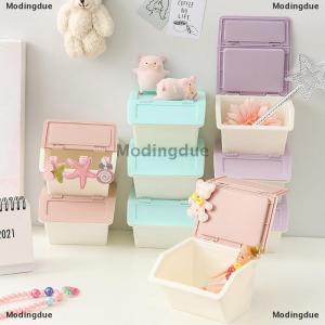 [COD] Modingdue Desktop Storage Box Can Be Cleaned In 3 Colors Stackable Folding Desktop Storage Simple And Easy Sundry Storage Drawer