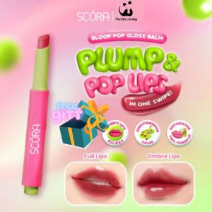 SCORA Bloop Pop Gloss Balm 2 gr- glossy// PANDA LOVELY