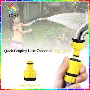 （Fast delivery）1/2 Inch Quick Coupling Hose Connector Orange/Yellow/Black PVC pipe fittings hose connection adapter