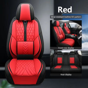 Mitsubishi Mirage Strada Triton Xpander Montero Lancer XForce Car Seat Covers Full Set Waterproof Leather Front and Back Seat Protector Mitsubishi interior accessories
