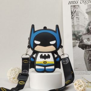 X CRAFT HOME เวนเจอร์มหัศจรรย์ กระเป๋าใส่บัตร ซิลิกอน สายปรับได้ กระเป๋า Crossbody สไปเดอร์แมน กระเป๋าใส่เหรียญสำหรับเด็ก