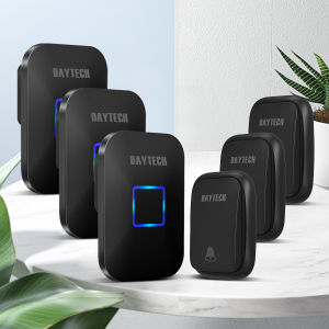 【Malaysia Stock】Wireless DoorbellDaytech doorbell wireless waterproof DB09 No Need Battery door bell for House 150 Meters Range