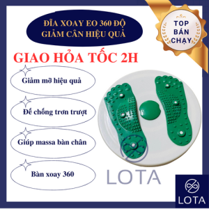 ĐĨA XOAY EO giảm mỡ bụng dụng cụ tập thể dục tại nhà nam nữ luyện cơ bụng săn chắc 6 múi bàn xoay giảm vòng 2 hàng loại tốt xịn cao cấp giá rẻ đồ dùng tập eo tiện lơi nhỏ gọn LOTA SHOP