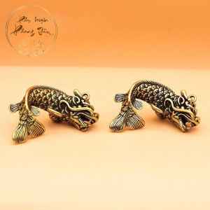 [Tặng Kèm Dây] Móc Khóa Cá Chép Vượt Vũ Môn