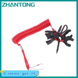 ZHANTONG 1Pcs Boat Outboard Engine Motor Kill Stop Switch Lanyard Kill Switch Universal 7Keys