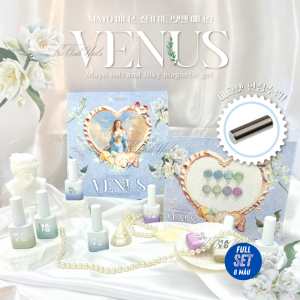 [HOẢ TỐC ] "Mayo - Magnetic Venus Silky Collection 8 Colors": Bộ sưu tập sơn gel nhũ mắt mèo lụa Mayo cao cấp Hàn quốc