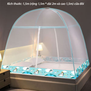 Màn Chống Muỗi Tự Bung – Không Cần Lắp Đặt Phù Hợp Giường 1.5m-1.8m Thoáng Khí Gấp Gọn Dễ Dàng