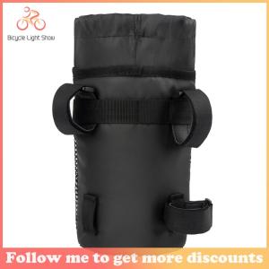 Bike Bottle Holder Waterproof Cycling Water Bottle Carrier Insulated Bicycle Pouch MTB Kettle Handlebar Bag for Electric Bike Scooter