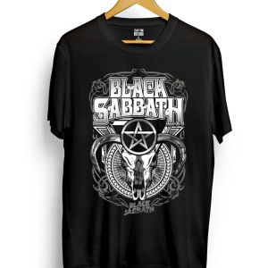 Kaos Black Sabbath rock legend distro band metal pria
