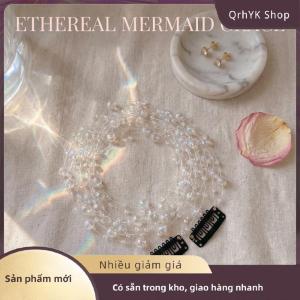 Hàng có sẵn✨ Nàng Tiên Cá Tua Mỏ Vịt Tóc Clip Cho Phụ Nữ Cô Gái Hạt Kẹp Tóc Dễ Thương Phụ Kiện Cho Khiêu Vũ Khiêu Vũ Trường Học Phòng Khiêu Vũ Các Sự Kiện
