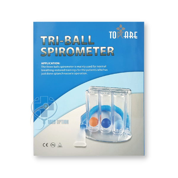 TRI-BALL INCENTIVE SPIROMETER - TOPCARE (Small) | Lazada PH