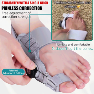 Foot Orthotics Toe Splitter Day Night Bigfoot Adjustable Knob Bunion Corrector