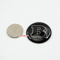 NEW smart BRABUS Automobile logo stickers paper machine cover label babs rear label random labeling ting. 