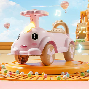 1-3years Baby Swing Car Light Music Baby Car Twist Car Riding Anti-Rollover Sliding Car Toy 儿童扭扭车