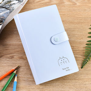 🔥chageey👍 120/240 Card Slots Buckle Business Card Book Polaroid Photo Album Photo Star Card Bag Business Card Holder Ticket Collection Book Card Storage Book