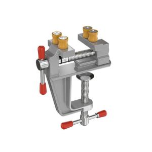 Workbench Clamps Mini Table Workbench Vise Rotatable Lock Clamp Hobby Craft Repair Tool Adjustable Portable Work Workbench Vise Drill