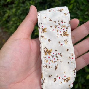 โบว์ผูกผม ลายดอกไม้ โบว์ผูกกระเป๋าน่ารัก🌺🤍