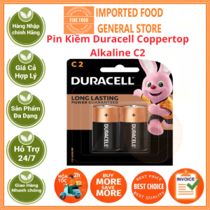Pin Kiềm Duracell Coppertop Alkaline C2