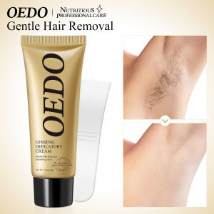 OEDO Ginseng Body Hair Removal Cream for Men and Women Hand Leg Hair Loss Depilatory Cream Removal Armpit Hair Care Depilatory Cream