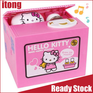 Doraemon Piggy Bank Electric Money Box Steal Coin Automatically For Kids Birthday Christmas Gift Desk Decoration