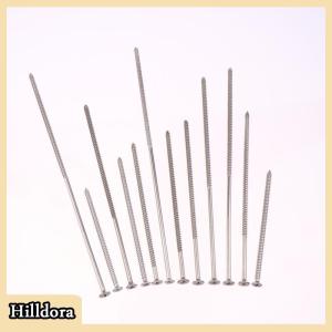 [Hilldora] 5 10Pcs M4 Lengthening Flat Head Tapping Long Wood Screw Stainless Steel Cross Countersunk Head Self Tapping Screws
