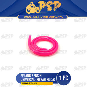 Selang Bensin Warna Pink Merah Muda - Slang Seling Tali Kabel Saringan Penghubung Screen Oil Filter
