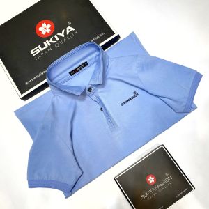 Áo Thun Nam Cổ Bẻ SUKIYA 5 màu Phom Ôm Vừa Vặn Chất Liệu Coolmax Co Giãn 4 Chiều AT06