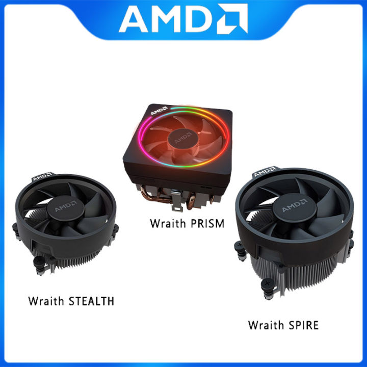 AMD Ryzen Wraith Cooler Fan Original New STEALTH PRISM RGB