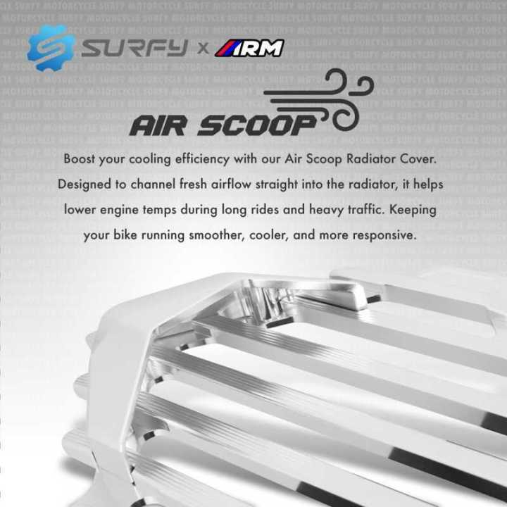 ARM%20Radiator%20Cover%206061-T6%20Aluminum%20CNC%20Heavy-Gauge%20Airflow%20Design%20For%20Nmax%20Aerox%20%20V1.V2.V3%20Aerox%20With%20Bolt%E3%80%9024%20hours%20Delivery%E3%80%91COD%20-%20Image%204