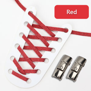 Colorful Flat Shoelaces Without ties Elastic Shoe Laces For Sneakers Adult Children Fast Lazy Shoes Lace Press Metal Lock